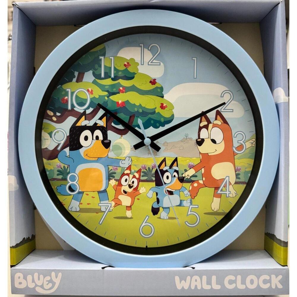 BLUEY analog wall clock for kids!